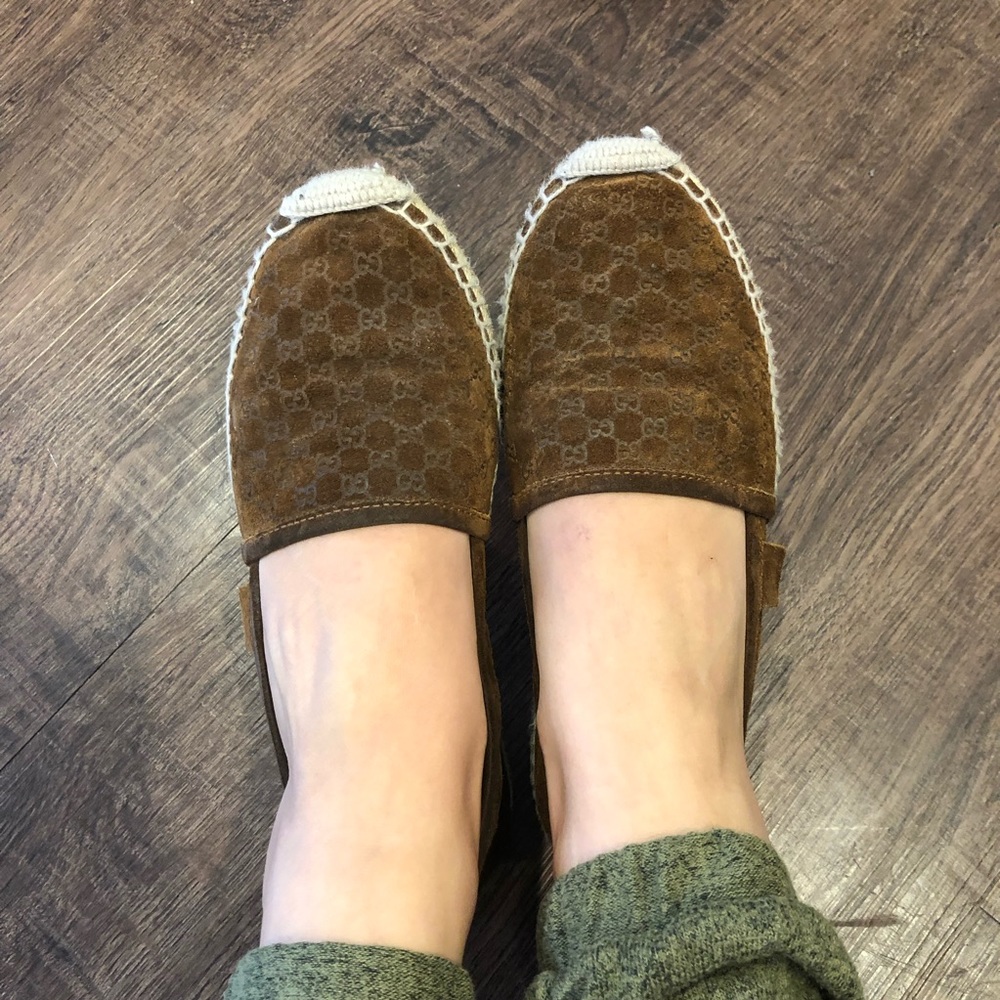 Gucci “Pilar Guccissima” Suede Espadrilles - Picture 8 of 8